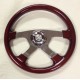 Wooden steering wheel